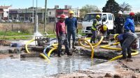 Se trabaja en la reparación de un acueducto en Neuquén capital