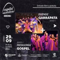 Patagonia Gospel y Duende Garrapata se presentan en un nuevo "Capital Acústica"