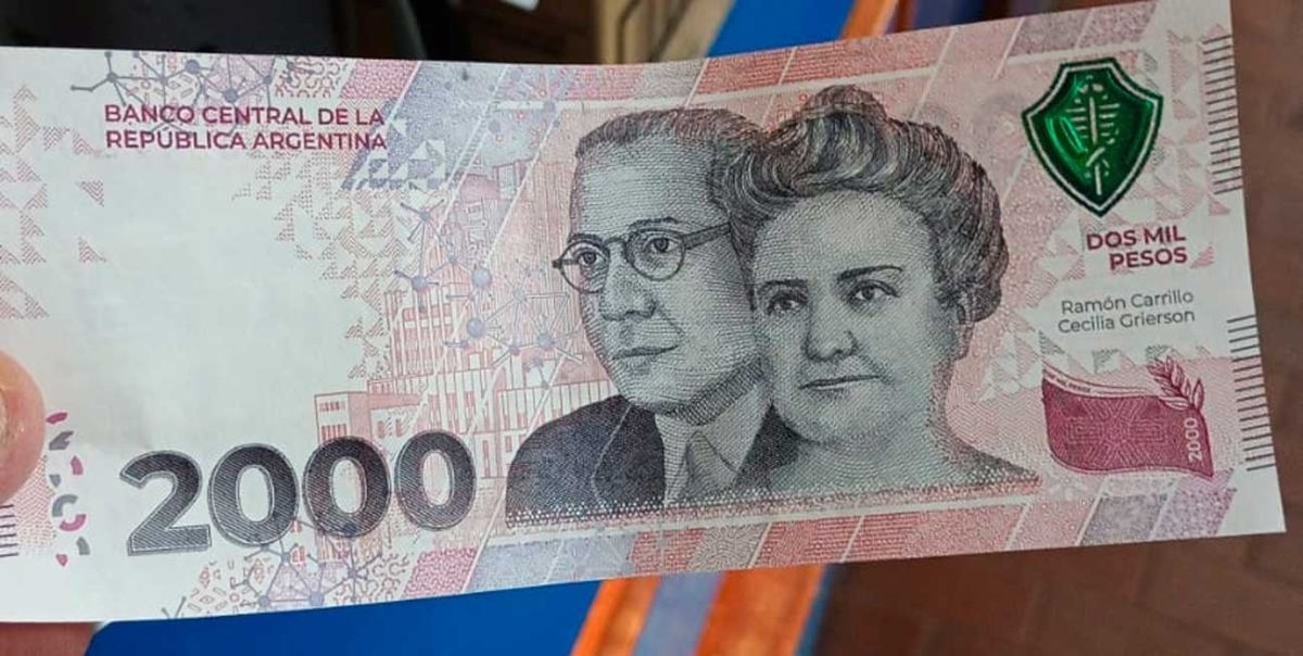 Cuáles son las medidas de seguridad para reconocer el nuevo billete de $ 2.000