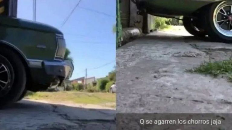 Suspendieron al comisario rionegrino que publicó un video con un Falcon Verde