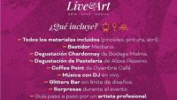 #Live&Art: un encuentro exquisito de arte, vino y música en La Sarita Polo Club