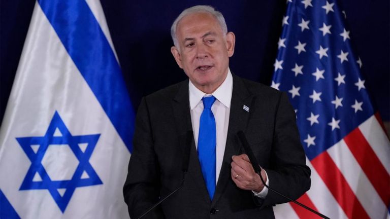 El primer ministro israelí invitó a Milei a Israel y lo definió como "un verdadero amigo del pueblo judío"  thumbnail