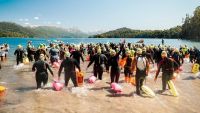 Villa La Angostura se convirtió en el epicentro de la emoción acuática con una nueva edición del mundial de nado en aguas abiertas “Oceanman”