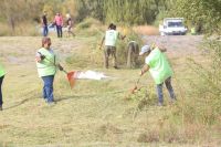 El municipio resguarda con un gran operativo de limpieza al Parque Agreste