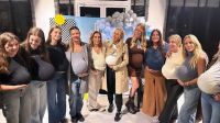 Nicole Neumann celebró su baby shower con sus hijas, amigas y una visita sorpresa de Manu Urcera