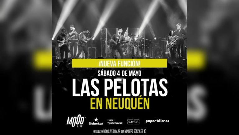 Este viernes y sábado, veni a rockear a Mood Live con Las Pelotas  thumbnail