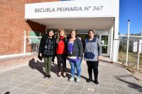Educación: la vicegobernadora Gloria Ruiz recorrió colegios de Plottier