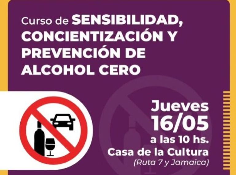 La semana que viene comienza el curso de "Alcohol Cero" en Centenario  thumbnail