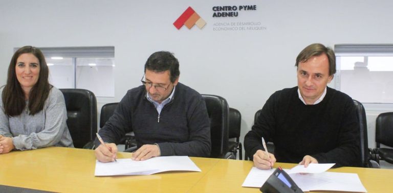 Centro PyME-ADENEU firmó un convenio con la Cámara Empresaria de Medio Ambiente  thumbnail