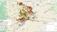 Una plataforma online invita a repensar la ubicación y distancia de los pozos de Vaca Muerta
