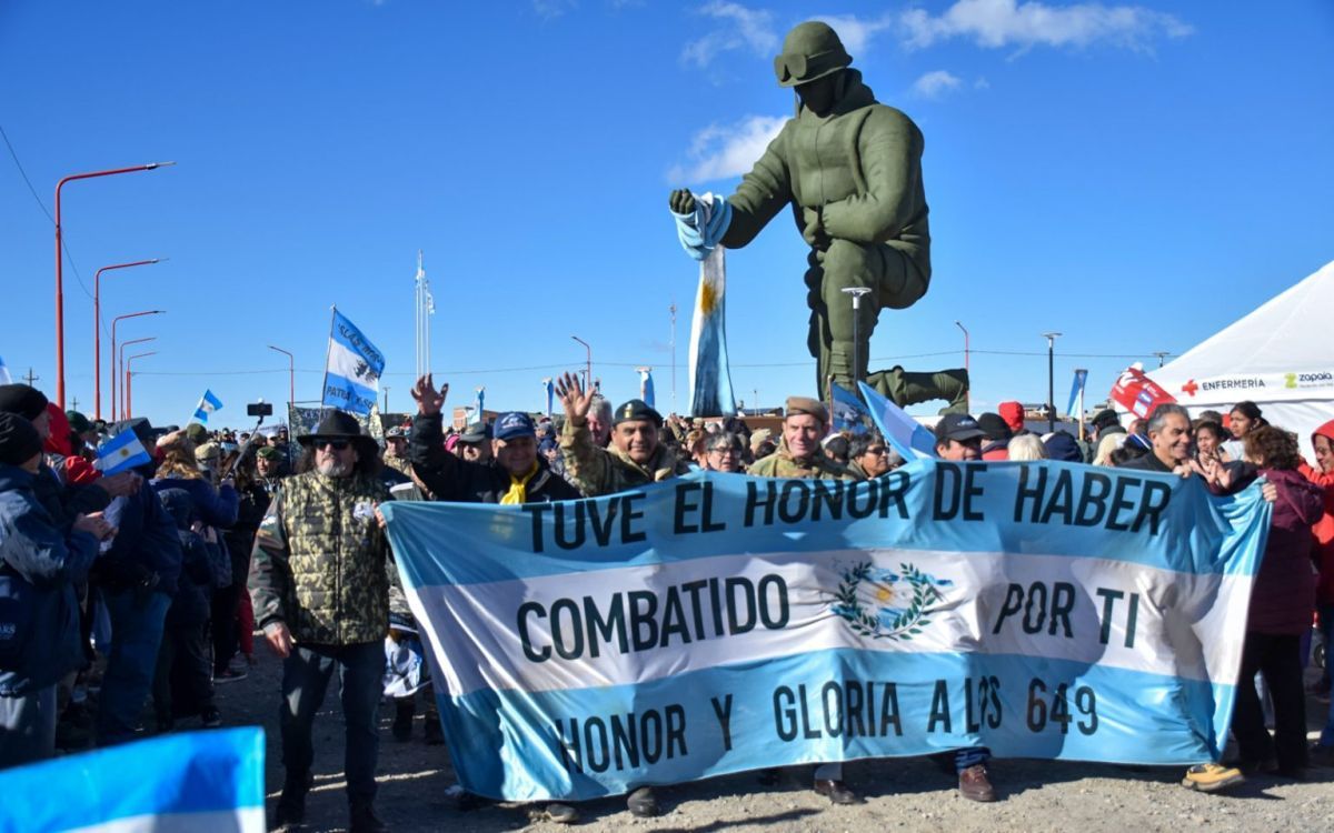Zapala: se inauguró el monumento al Soldado de Malvinas más grande del país