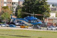 Trasladaron al camionero accidentado en un vuelo sanitario