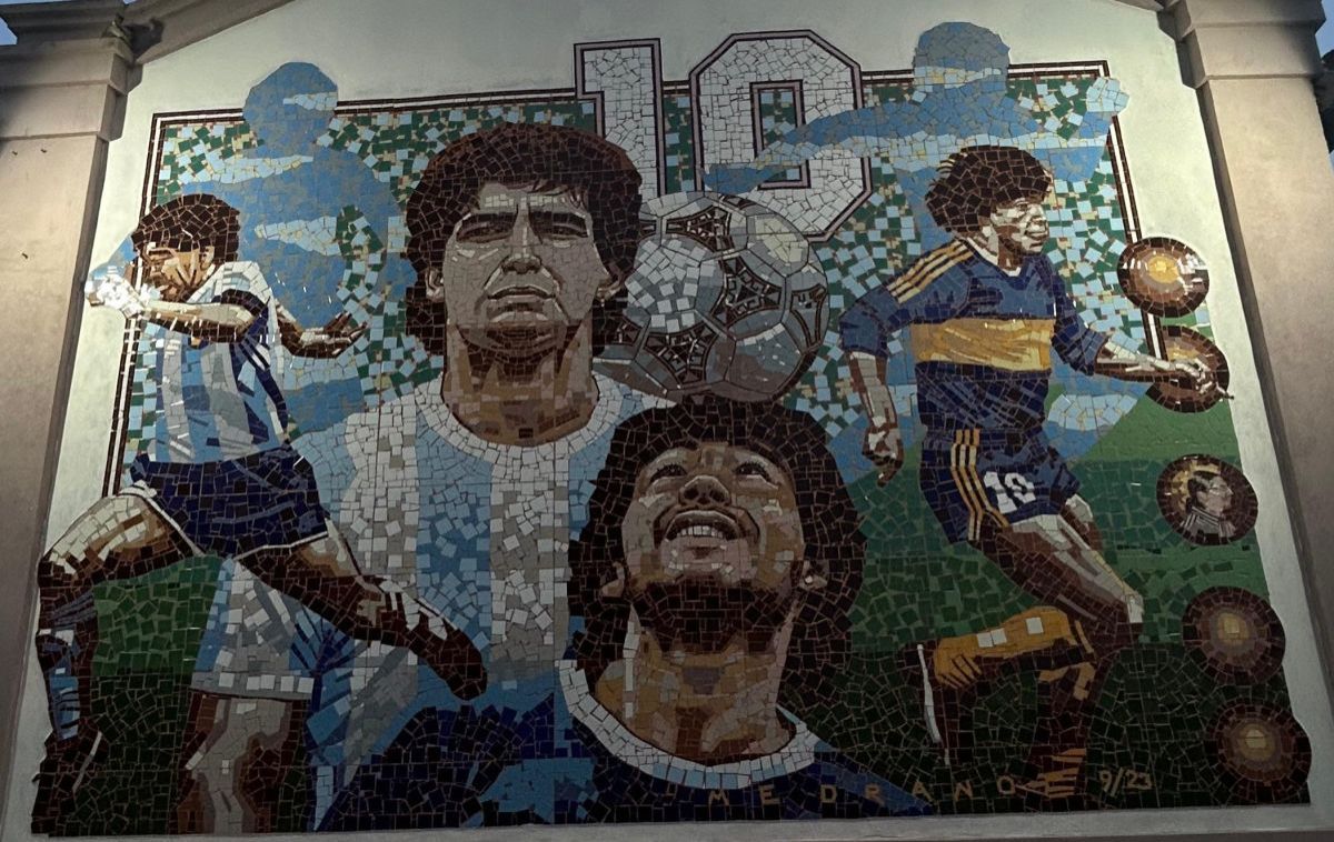 El Mural más grande de Maradona, estará en un pueblito de Entre Ríos