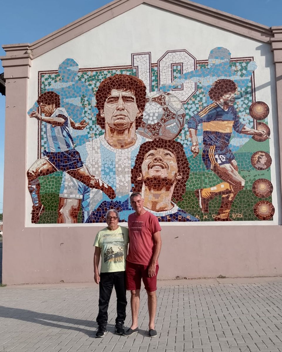 El Mural más grande de Maradona, estará en un pueblito de Entre Ríos