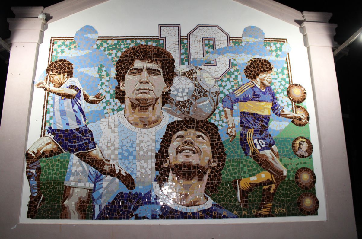 El Mural más grande de Maradona, estará en un pueblito de Entre Ríos