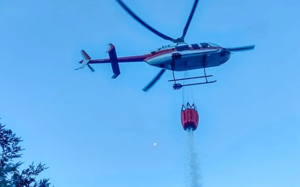 Está controlado el incendio en Meliquina