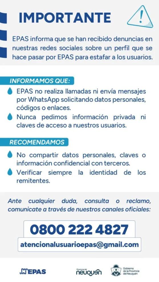 EPAS prorroga el vencimiento del segundo trimestre