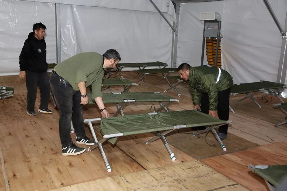 Provincia activa un centro de contención para personas en situación de calle