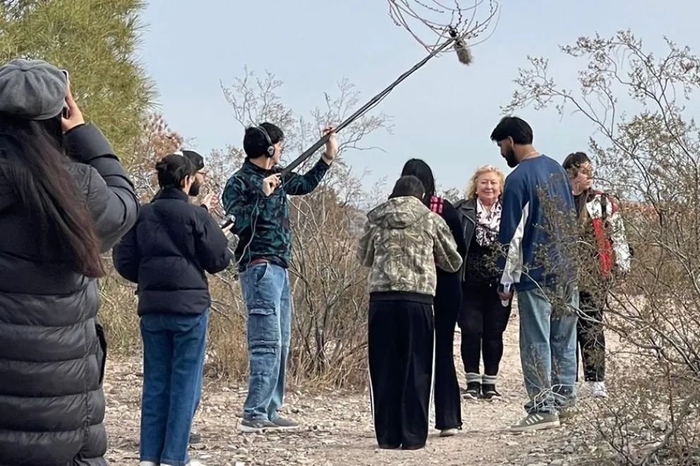 Vecinos de Alta Barda filmaron su primer cortometraje