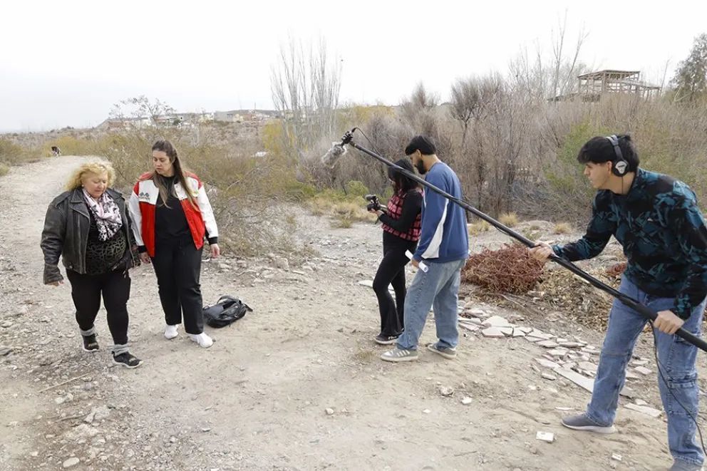 Vecinos de Alta Barda filmaron su primer cortometraje