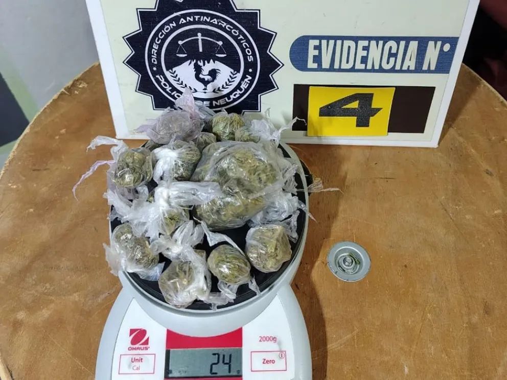 La Policía secuestró drogas en una vivienda de Zapala