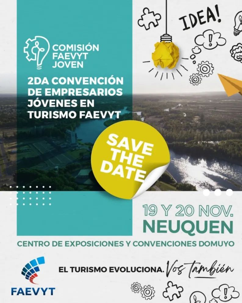 La segunda convención de Empresarios Jóvenes en Turismo llega a Neuquén