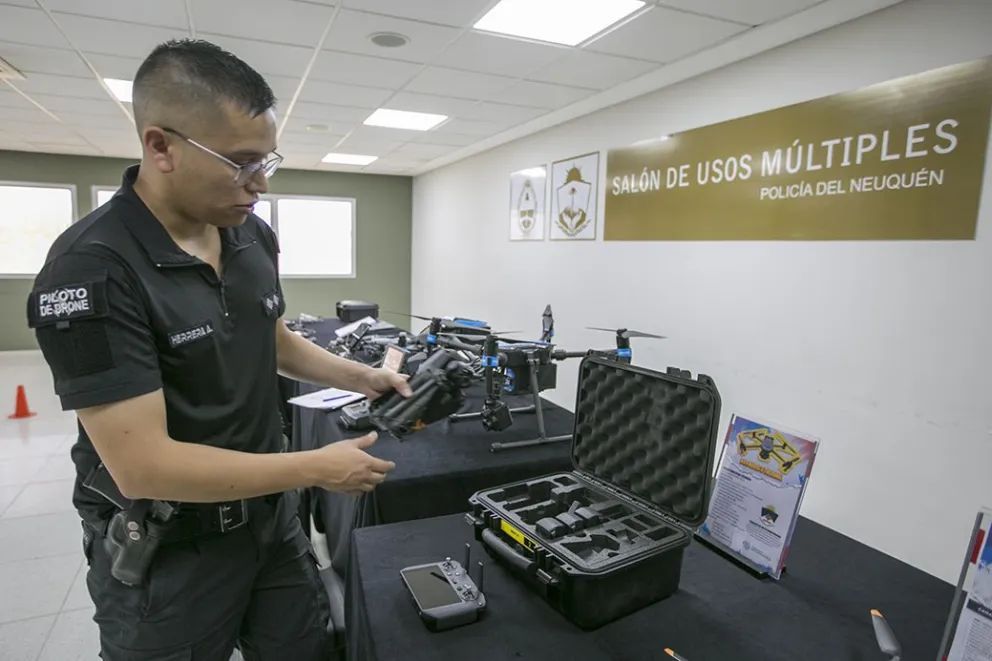La Provincia consolida su flota de drones y suma pilotos para operaciones en todo el territorio