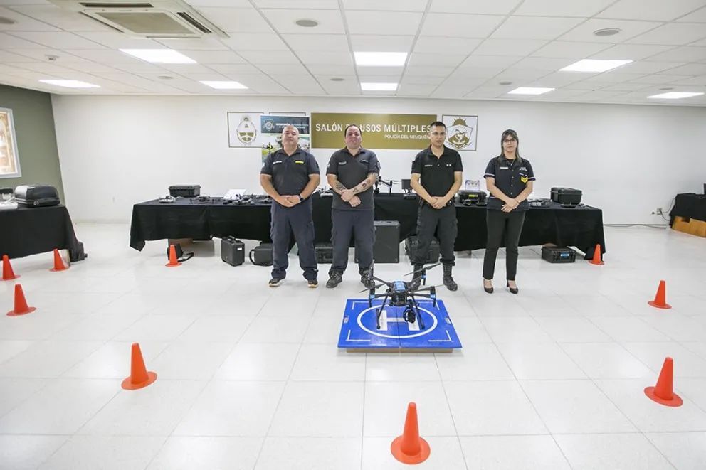 La Provincia consolida su flota de drones y suma pilotos para operaciones en todo el territorio