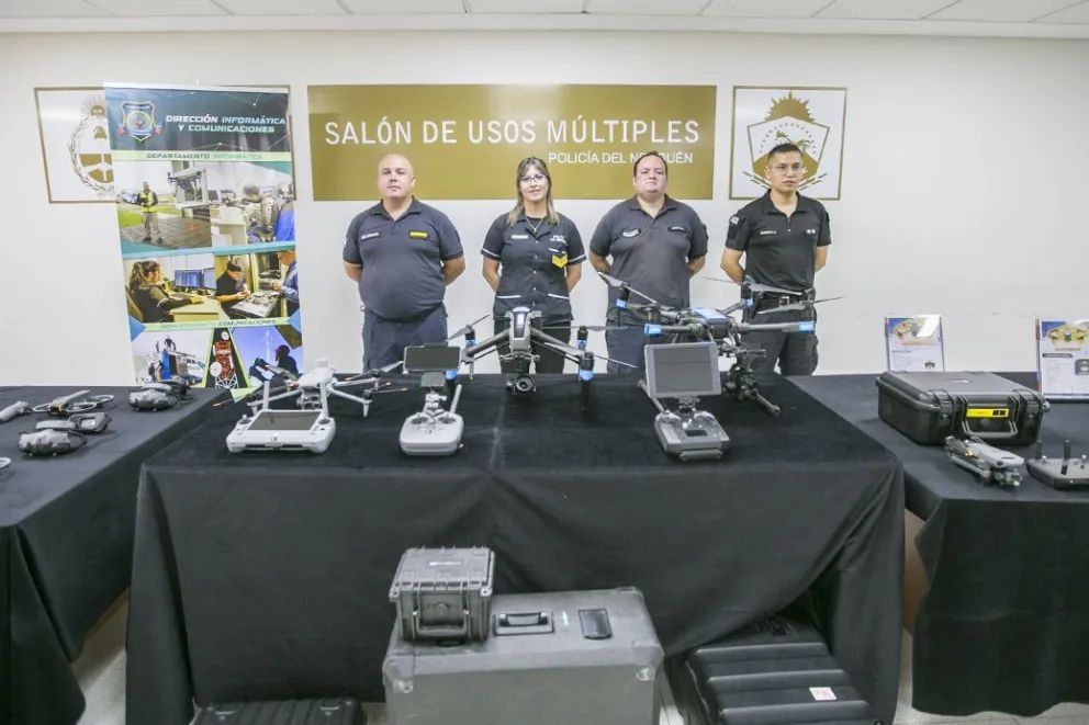 La Provincia consolida su flota de drones y suma pilotos para operaciones en todo el territorio