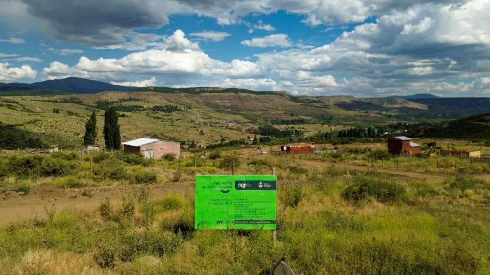 Neuquén Habita: Provincia ejecuta obras para asignar 145 lotes con servicios en Aluminé
