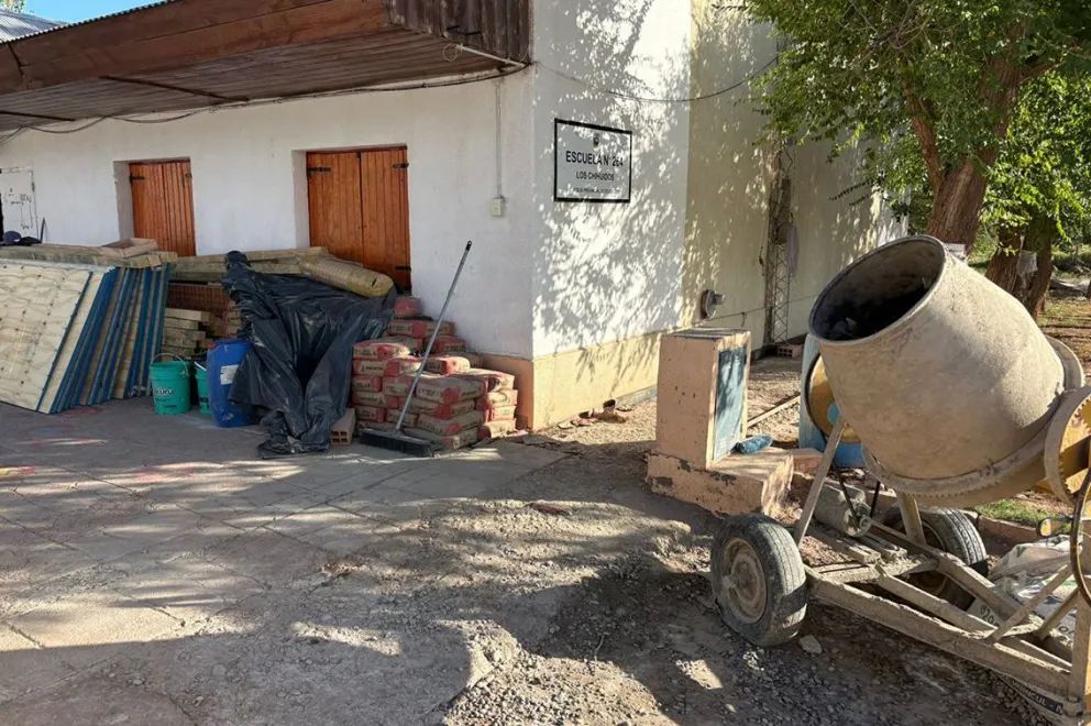 Relevaron trabajos en escuelas de Centenario, San Patricio del Chañar, Añelo y Los Chihuidos