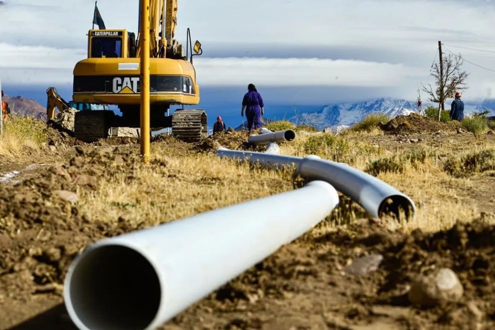 La Provincia avanza con la obra de saneamiento en Tricao Malal