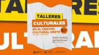 El Centro Cultural Oeste abre hoy las inscripciones para los Talleres Culturales 2026