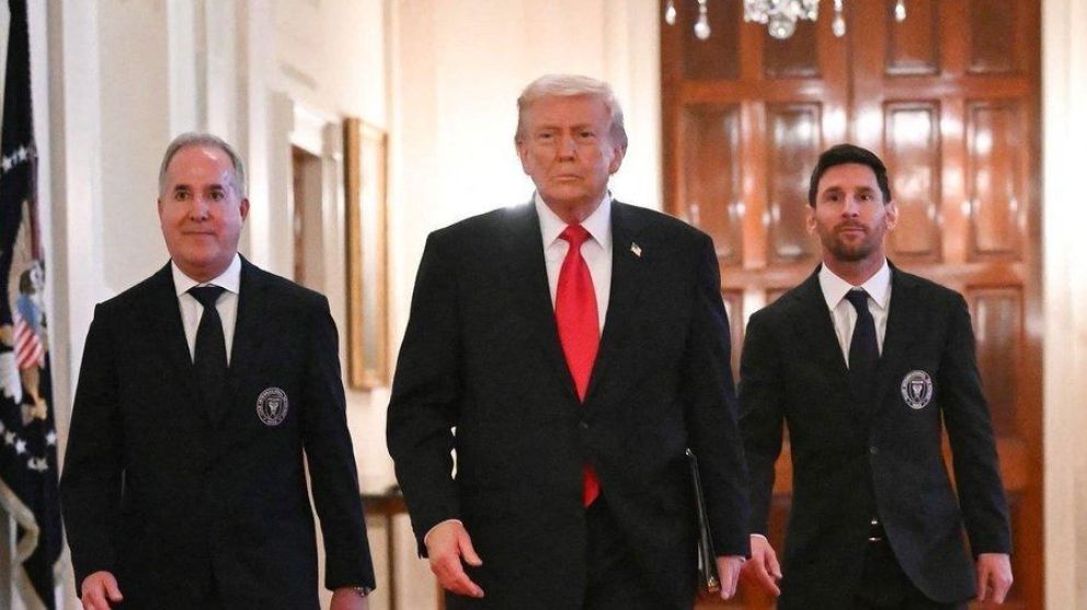 Messi visitó la Casa Blanca y entró junto a Donald Trump