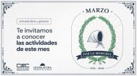 Marzo, mes de la Memoria en Casa de las Leyes
