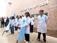 Se inauguró el nuevo edificio de la Escuela N° 364 de San Patricio del Chañar