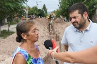 Plan Orgullo Neuquino: avanza la obra de cloacas en el sector Peumayen del barrio Cuenca XV