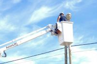 Comenzó el recambio a tecnología LED en San Patricio del Chañar