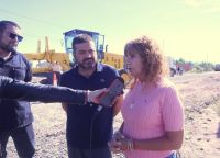 Comienza el reordenamiento vial y eléctrico en el sector el Mirador de Colonia Rural Nueva Esperanza: beneficia a 400 familias