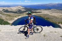 Diego, de joven viajero a referente del cicloturismo neuquino