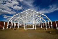 En Guañacos, el nuevo espacio comunitario y deportivo sigue tomando forma