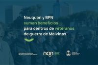 Neuquén y el BPN suman beneficios para centros de Veteranos de Malvinas