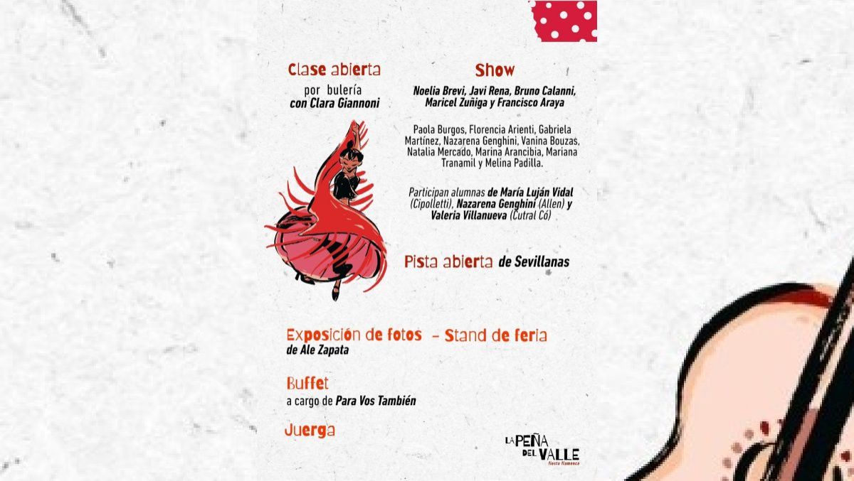 Baile y encuentro: el flamenco tendrá su primera gran peña en el Alto Valle