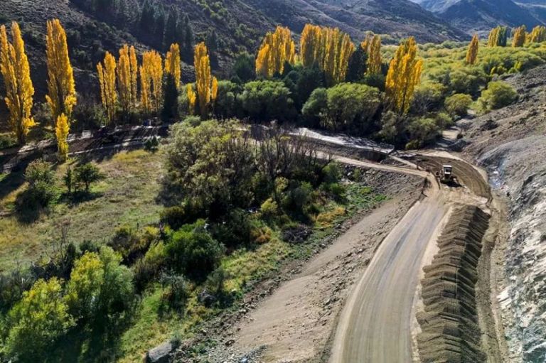 La obra en la Ruta Provincial 23 entre Rahue y Pilo Lil alcanza un 29% ...