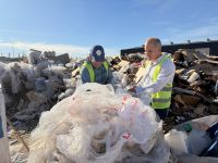 Récord total: La planta de separación procesó 107 toneladas de residuos reciclables en un mes