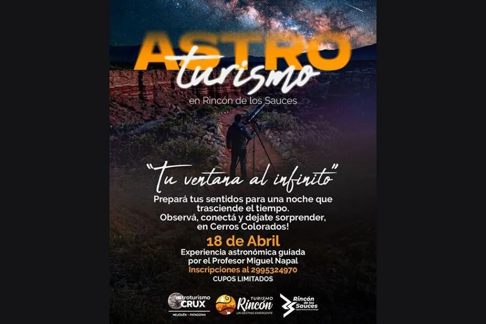 Una experiencia para conectar con el cielo patagónico en Rincón de los Sauces