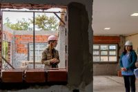 Provincia avanza con la ampliación de la Escuela 301 y un SUM en China Muerta