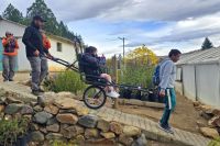 Huinganco incorporó la silla adaptada y relevó senderos accesibles