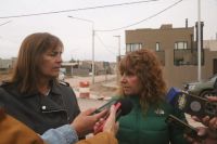 Pasqualini confirmó que en 45 días se terminan el asfalto y el plan pluvial para evitar inundaciones en Rincón del Río