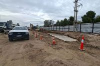 Reparan una cañería en Avenida Mosconi